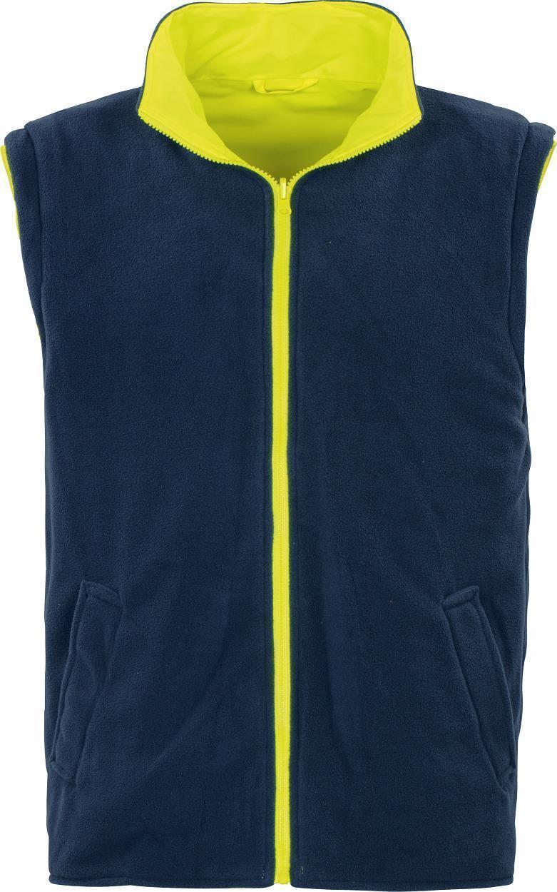 Warnschutz-Kontrast-Parka leuchtgelb-marine in Gr. XXL von Vizwell