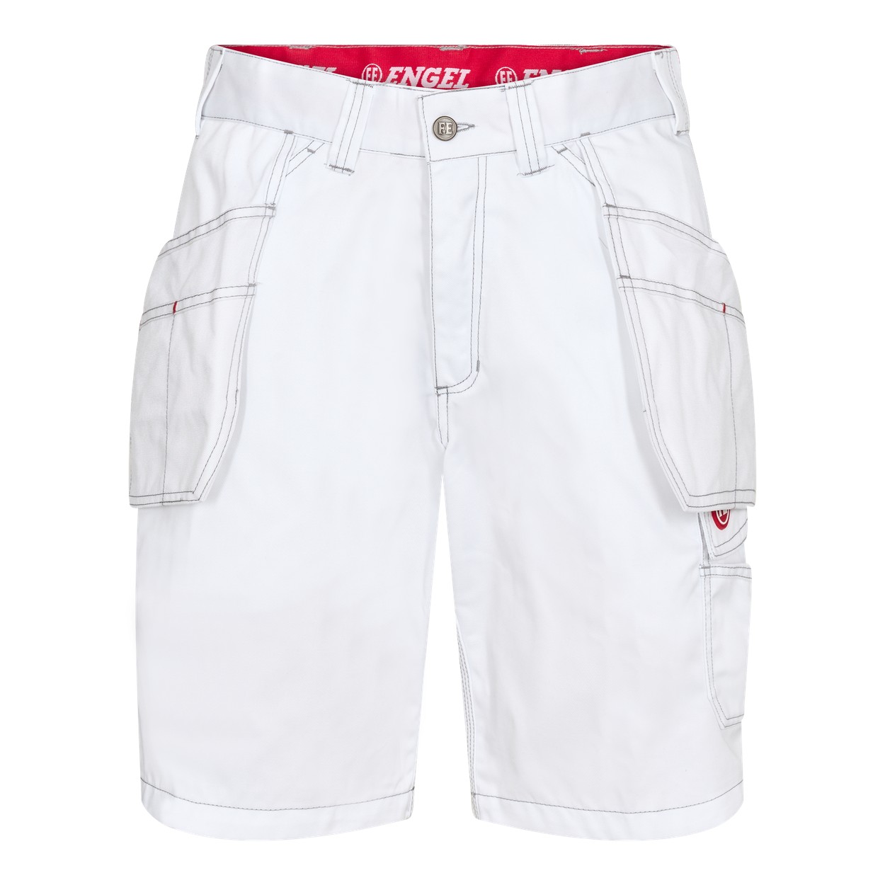 ENGEL Combat Arbeitsshorts mit Holstertaschen in Weiss, Größe 54