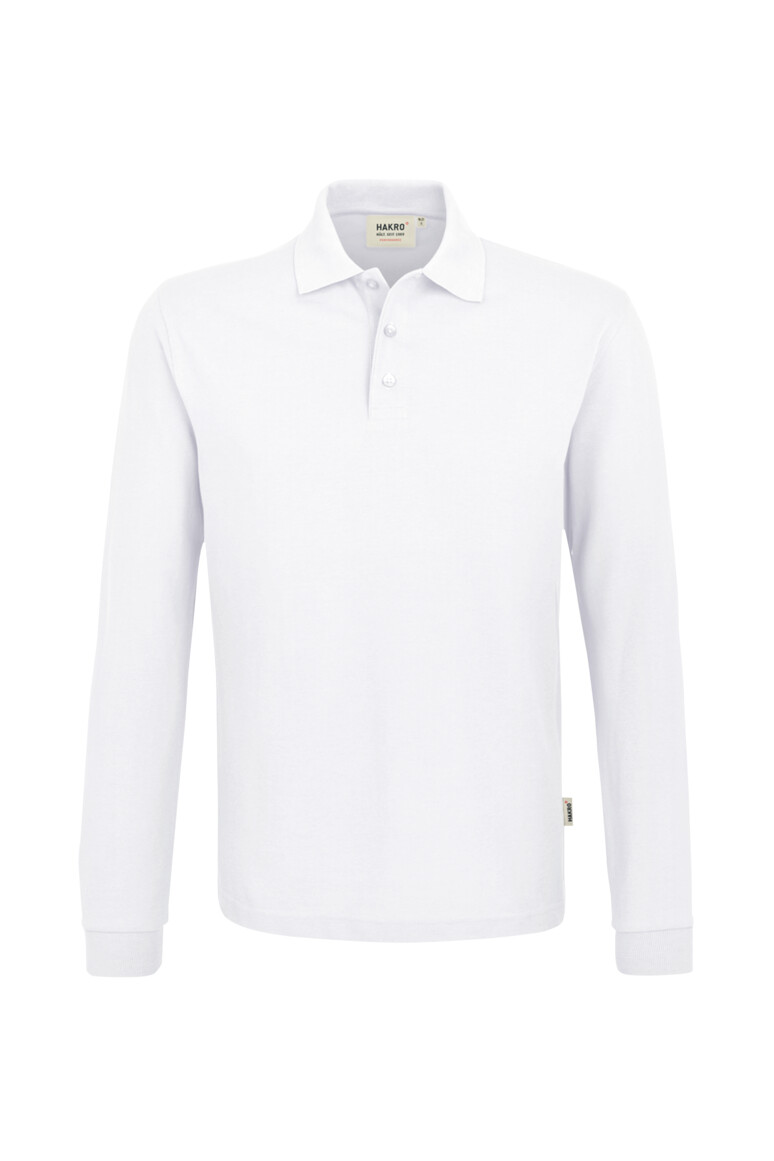 HAKRO Longsleeve-Poloshirt MIKRALINAR® in Weinrot, Größe 6XL