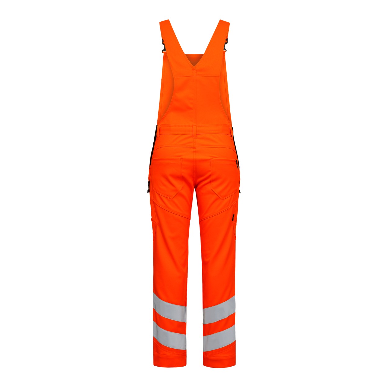 ENGEL Safety Latzhose mit 2-Wege-Stretch in Hi-vis Orange, Größe 54