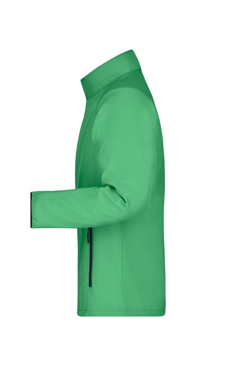Men's Promo Softshell Jacket "JN1130" in Green/Navy, Größe 3XL - Daiber