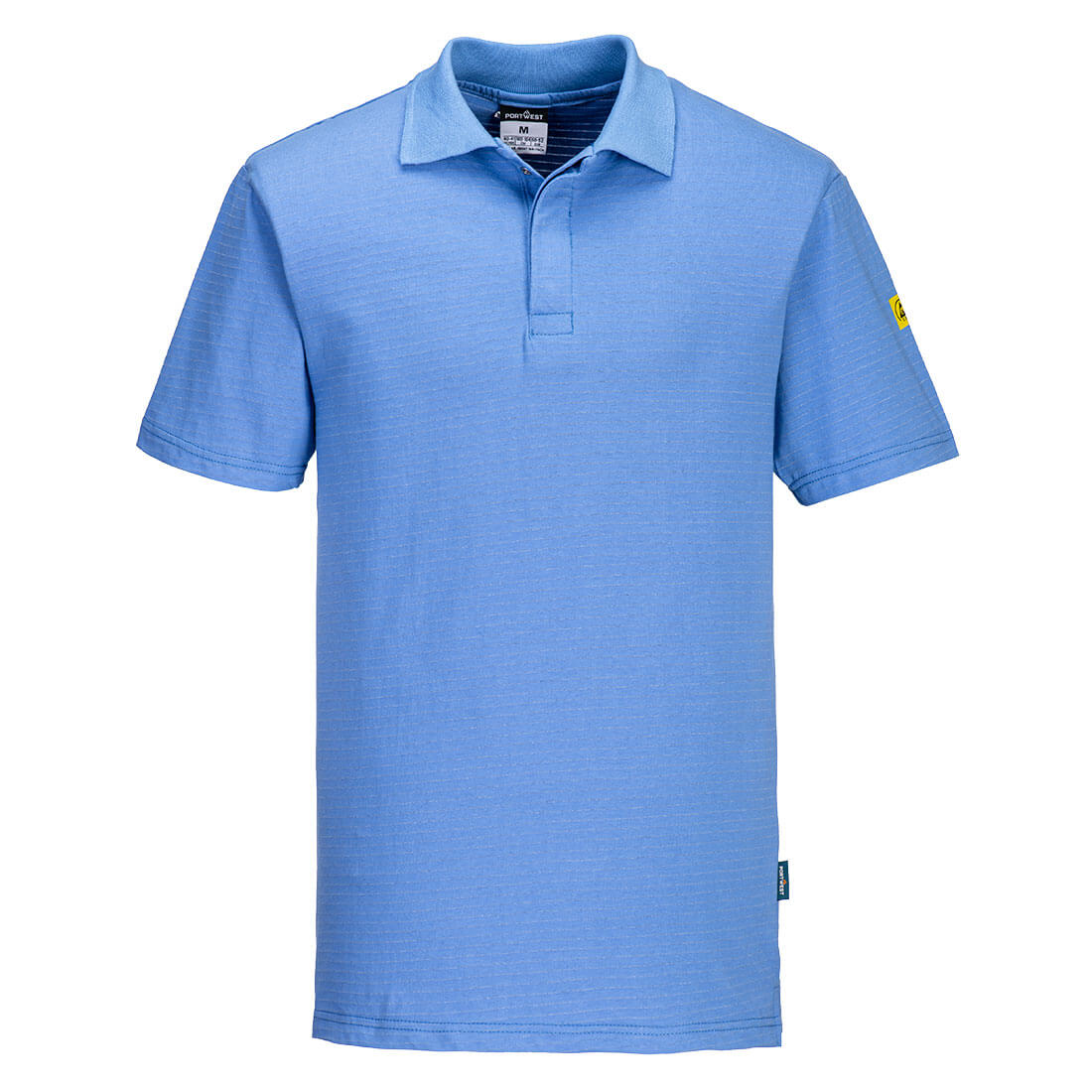 Antistatik ESD Polo-Shirt AS21 in Schwarzblau, Größe XS von Portwest