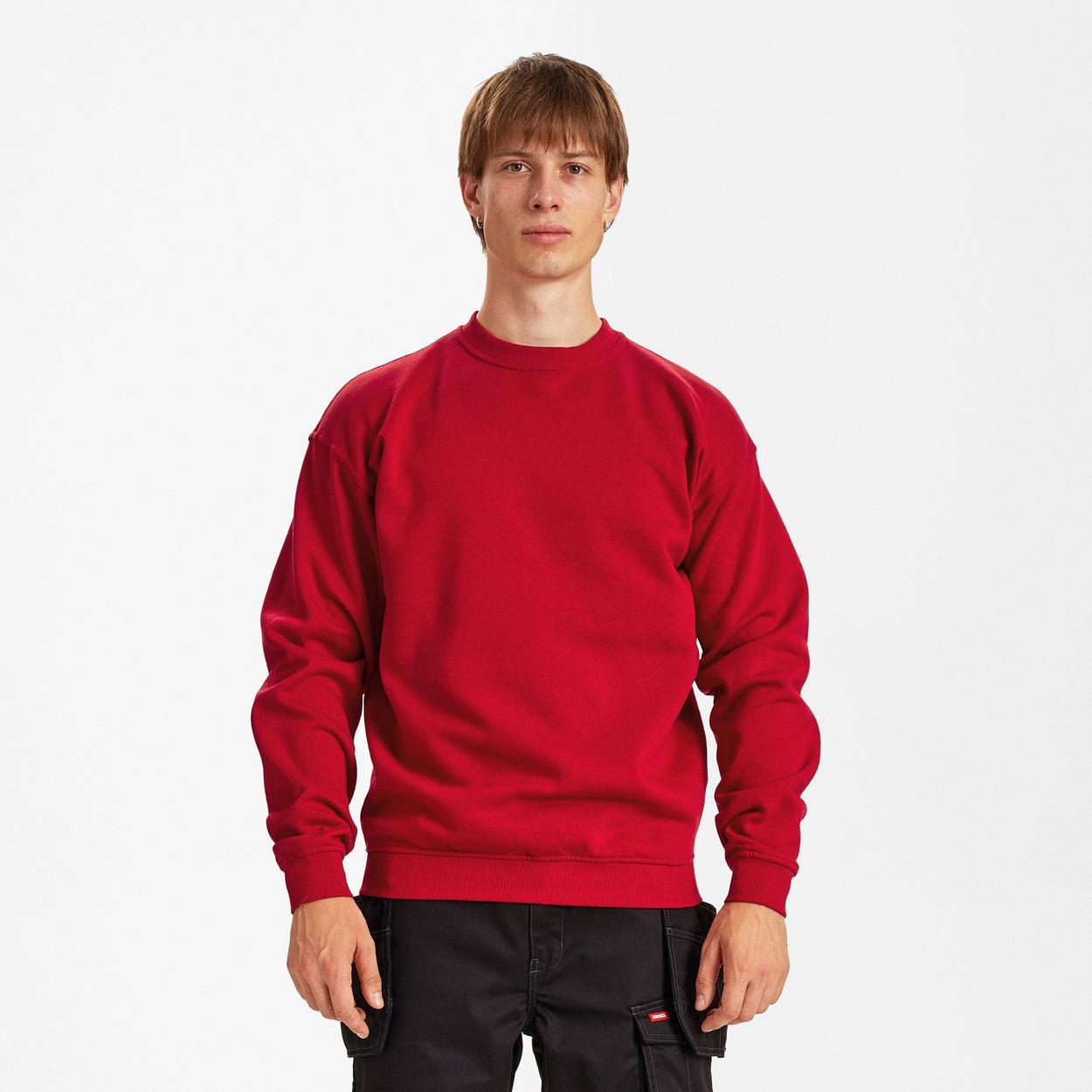 ENGEL Extend Sweatshirt in Tomato Red, Größe XS