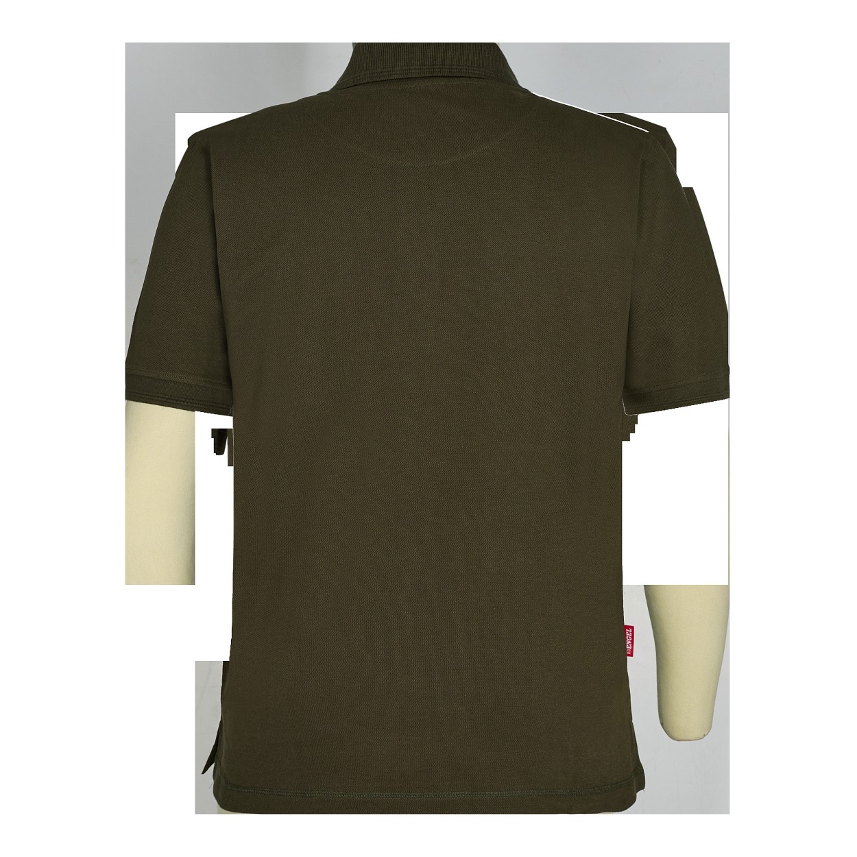 ENGEL Extend Poloshirt mit Brusttasche in Forest Green, Größe XS