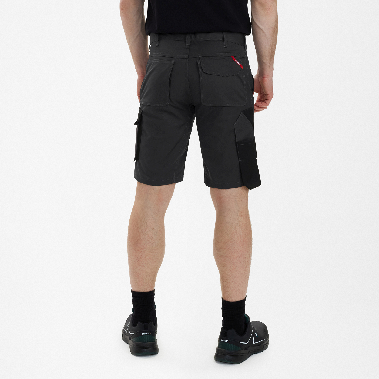 ENGEL Galaxy Light Shorts in Anthrazitgrau/Schwarz, Größe 54