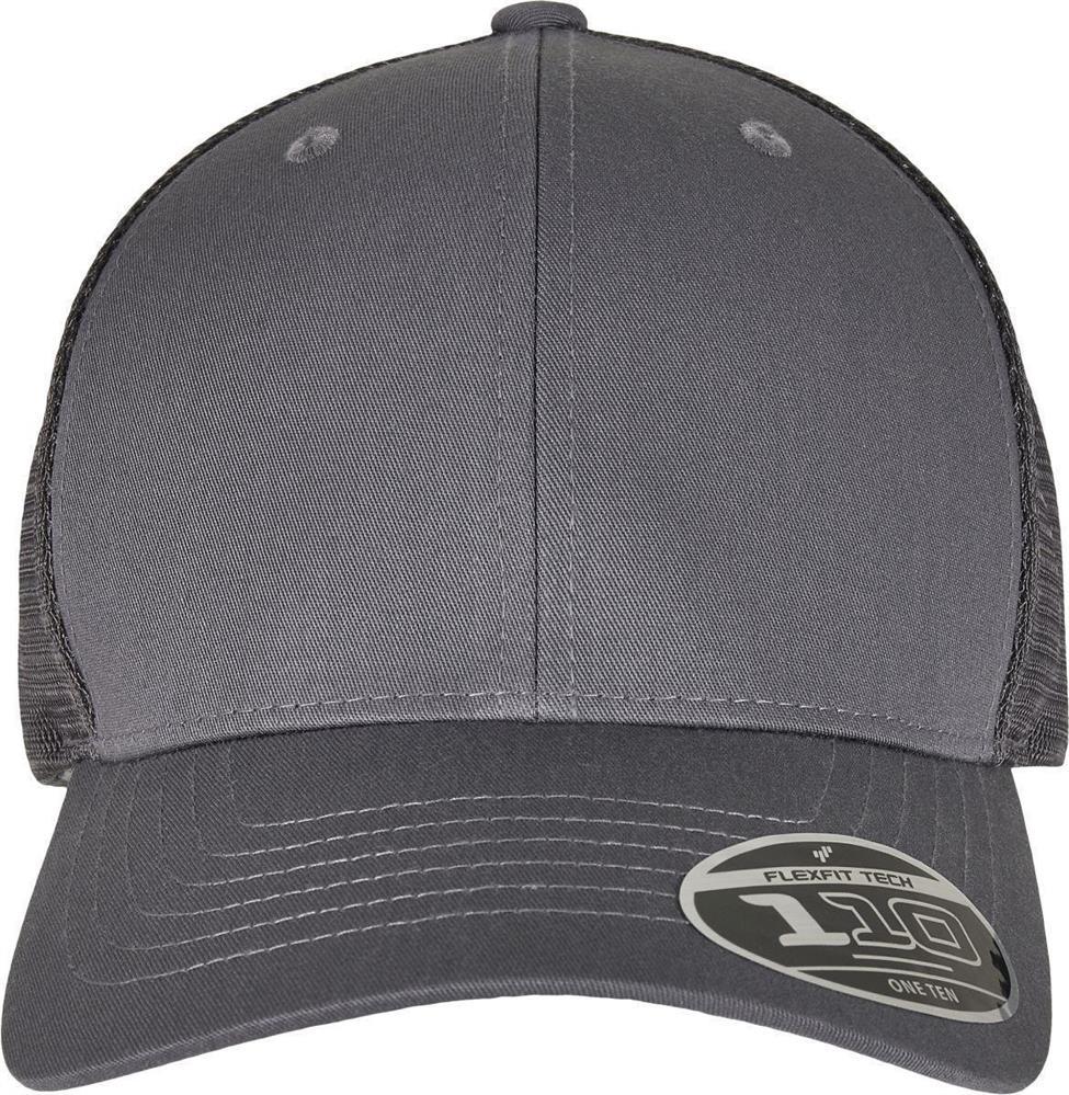 FLEXFIT 110 Flexfit Melange Trucker Cap in Melange Grey, Größe One Size