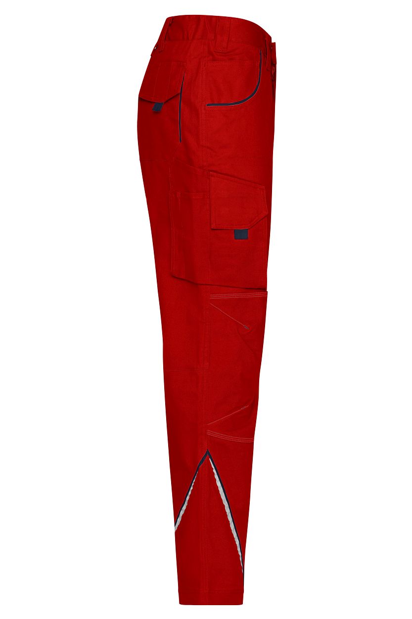 Workwear Pants - COLOR - "JN847" in Red/Navy, Größe 62 - Daiber