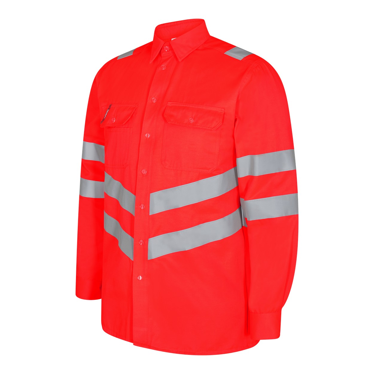ENGEL Safety Hemd in Rot, Größe 49/50