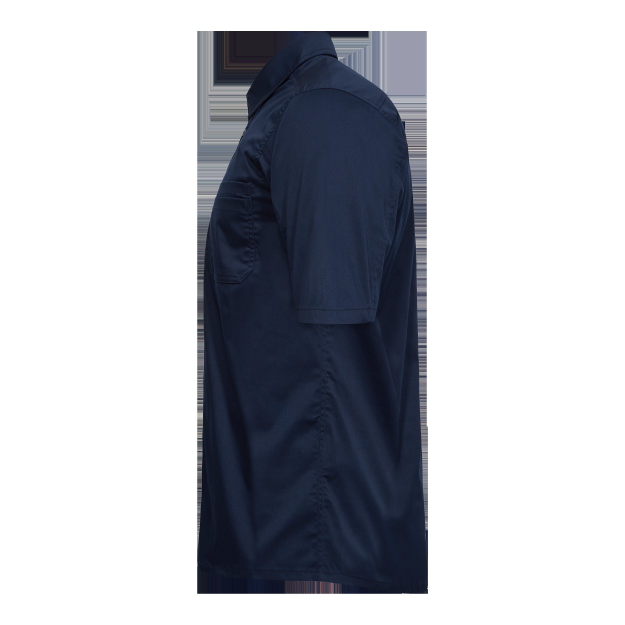 ENGEL Extend kurzärmliges Hemd mit Stretch in Blue Ink, Größe XS