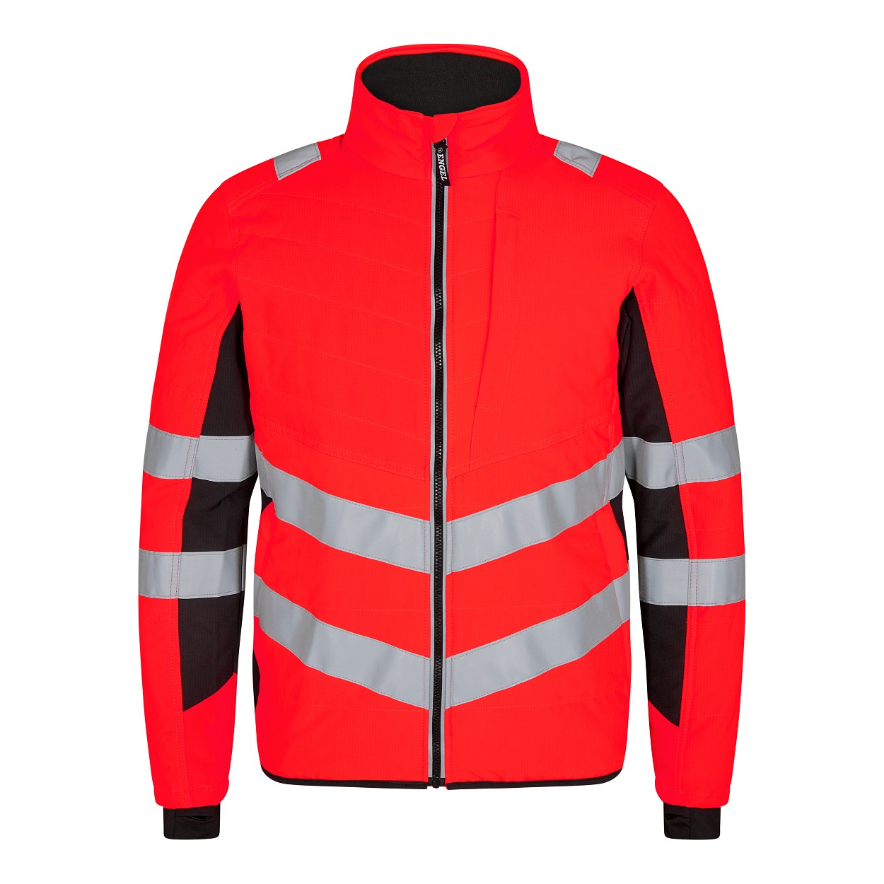 ENGEL Safety Stepp-Jacke in Rot/Schwarz, Größe XS