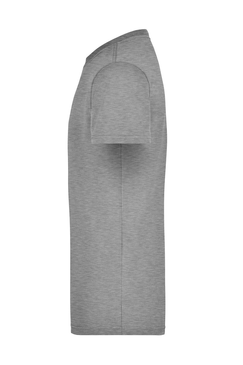 Men's Workwear T-Shirt "JN838" in Grey-Heather, Größe 6XL - Daiber