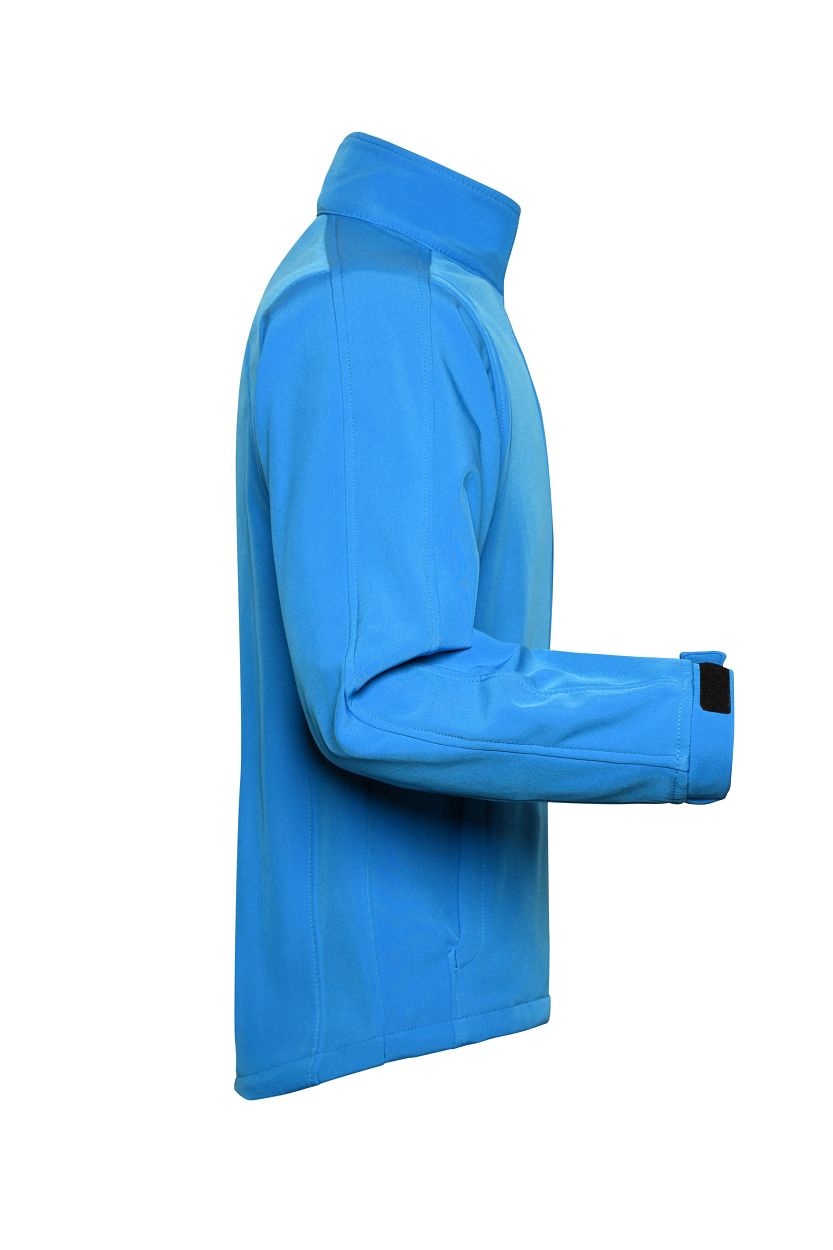 Men's Softshell Jacket "JN135" in Aqua, Größe 3XL - Daiber