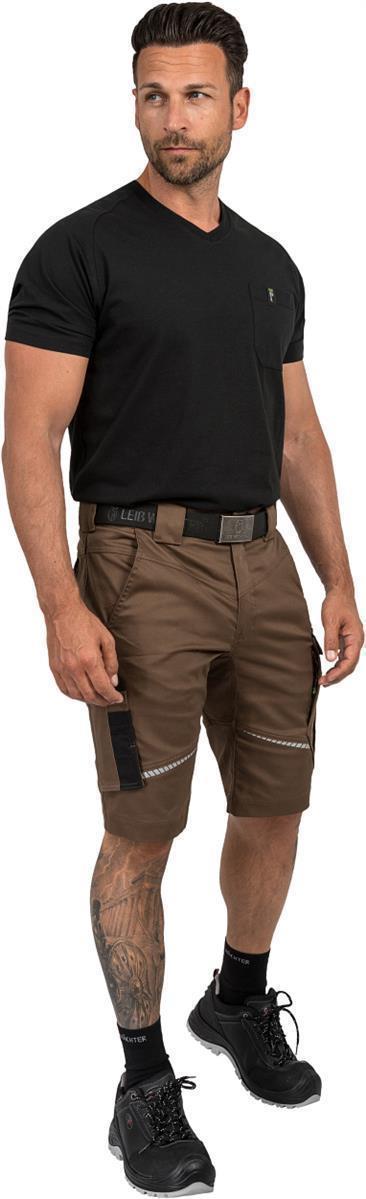 T-Shirt V-Neck Uwe FLEXT05 Flex Line in Schwarz, Gr. XS von Leibwächter