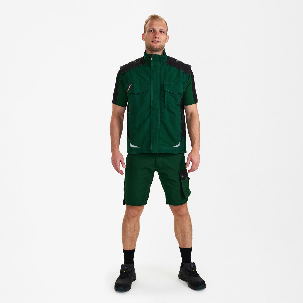 ENGEL Galaxy Serviceweste in Grün/Schwarz, Größe XS