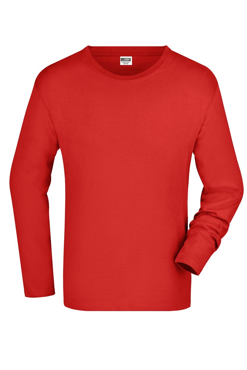 Men's Long-Sleeved Medium "JN913" in Red, Größe 3XL - Daiber
