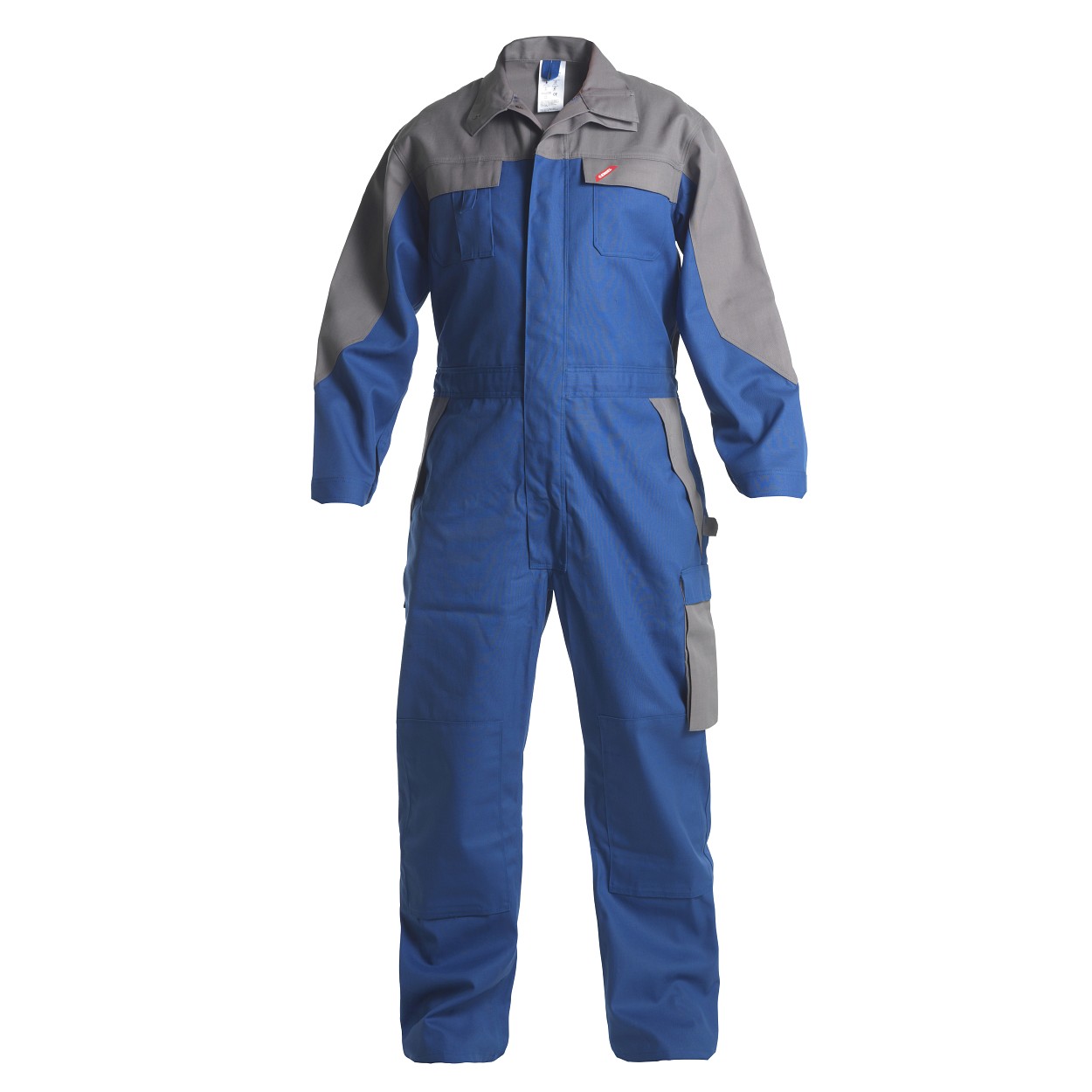 ENGEL Safety+ Multinorm Overall in Azurblau/Grau, Größe XS