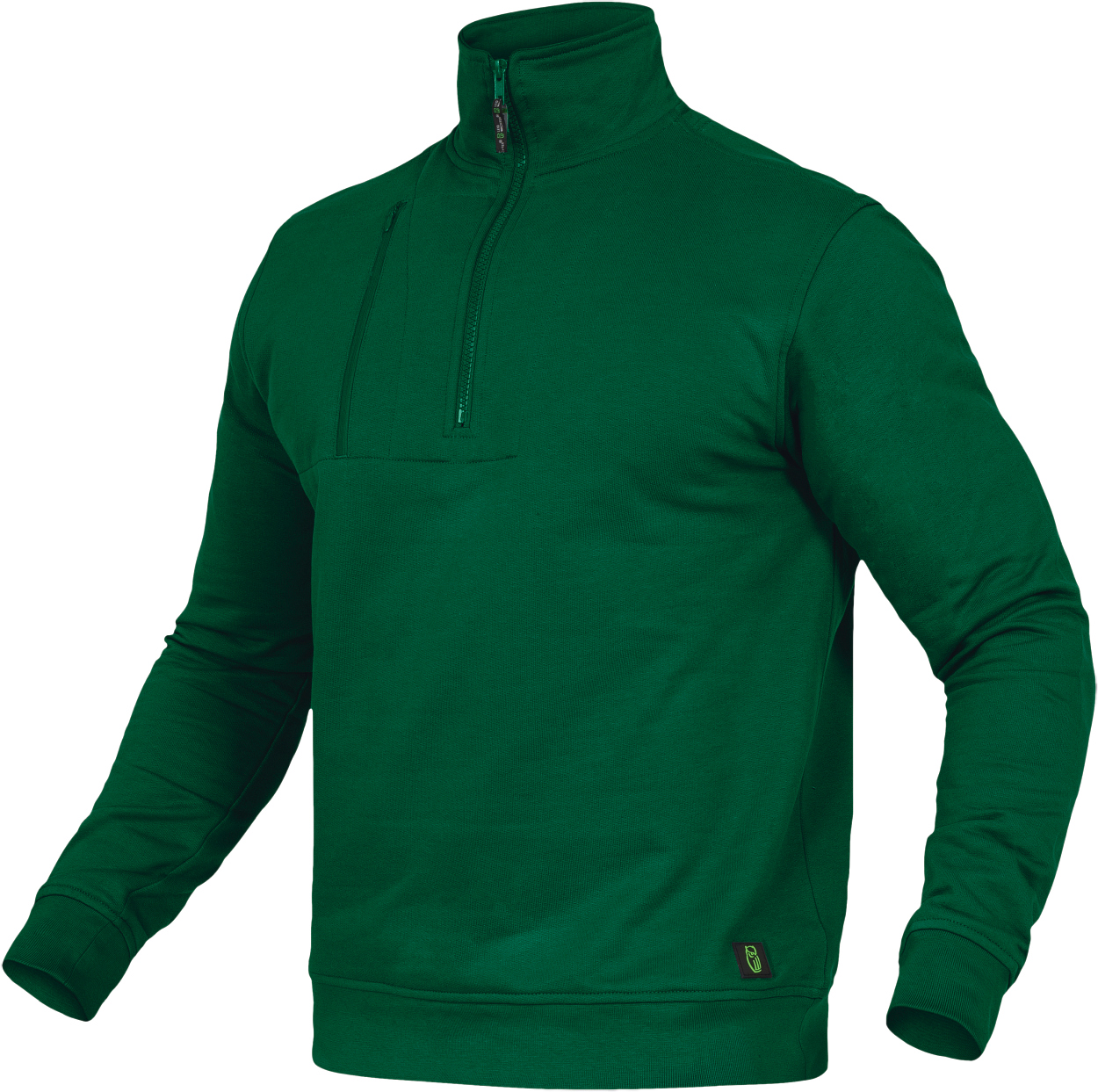 Zip-Sweater "Paul" Flex Line Grün FLEXR, Gr. 4XL von Leibwächter Zip-Sweater Paul FLEXR01 Flex Line in Grün, Gr. XS von Leibwächter