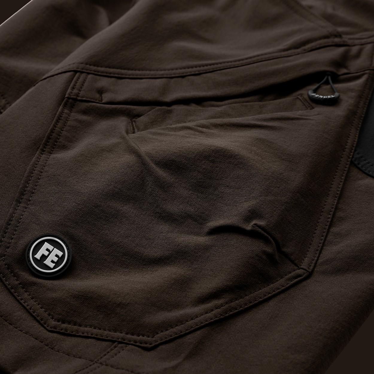 ENGEL X-treme Arbeitsshorts mit 4-Wege-Stretch in Mokkabraun, Größe 54