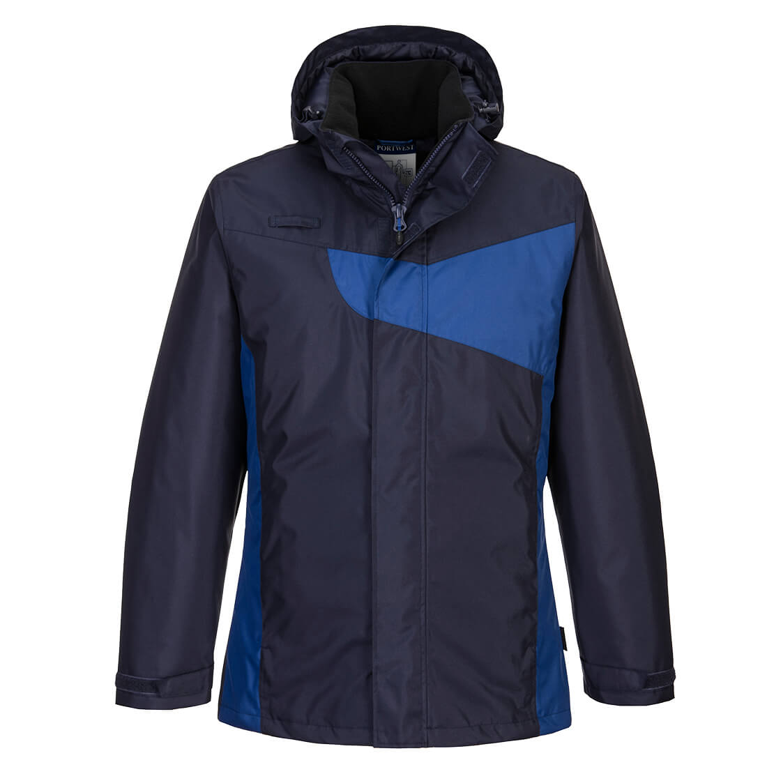 PW2 Winterjacke PW260 in Navy / Royal, Größe 2XL von Portwest