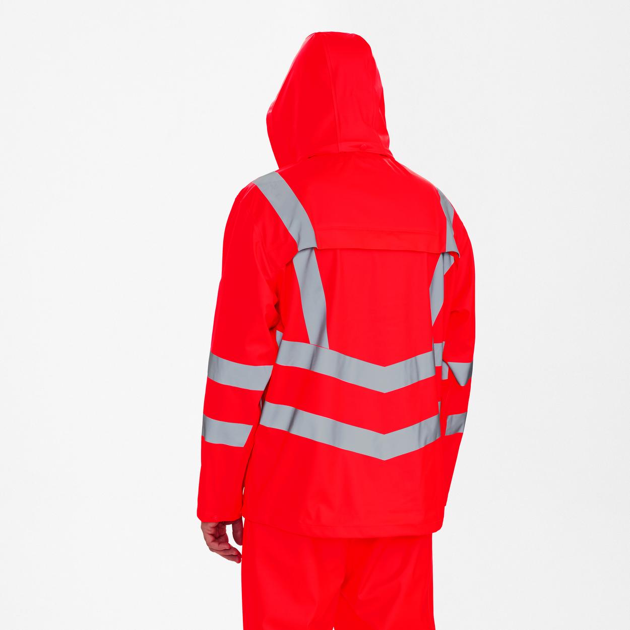 ENGEL Safety Regenjacke in Rot, Größe XS
