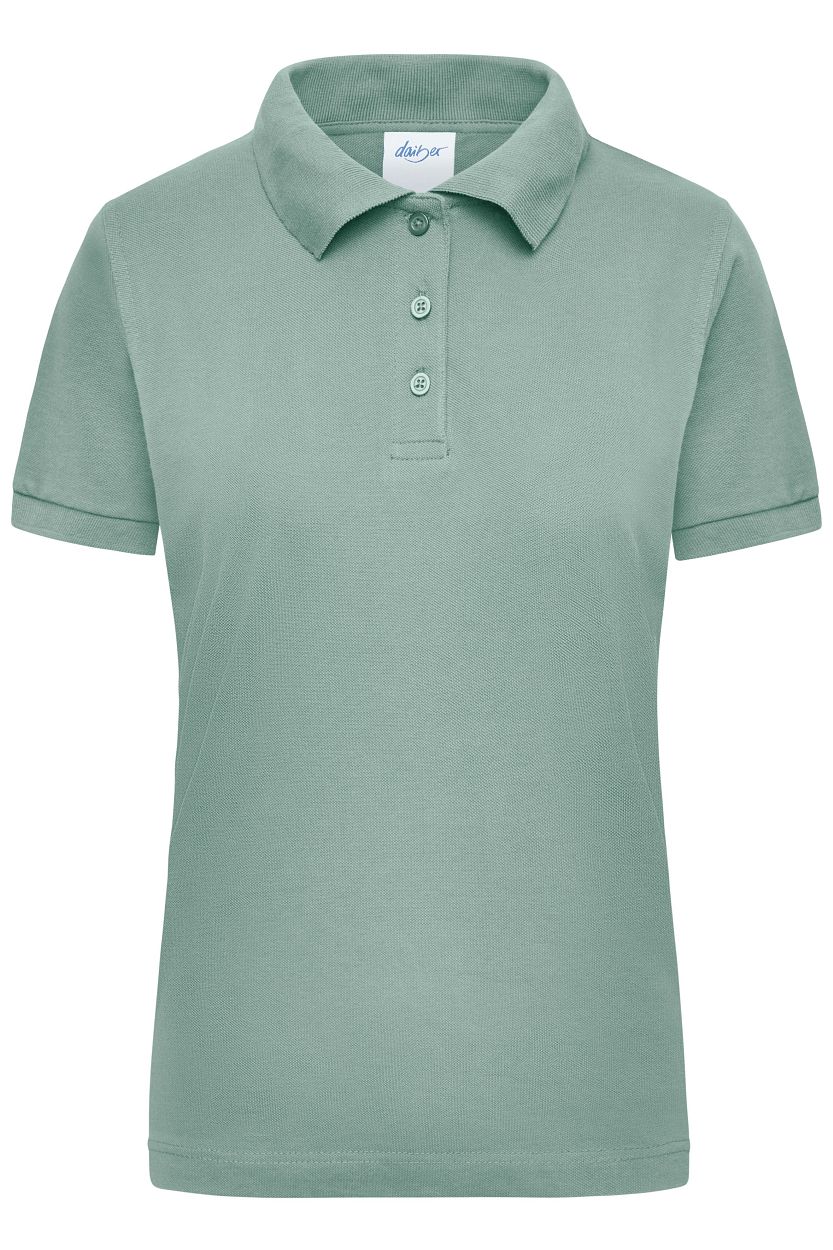 Workwear Polo Women "JN803" in Foggy-Green, Größe 2XL - Daiber