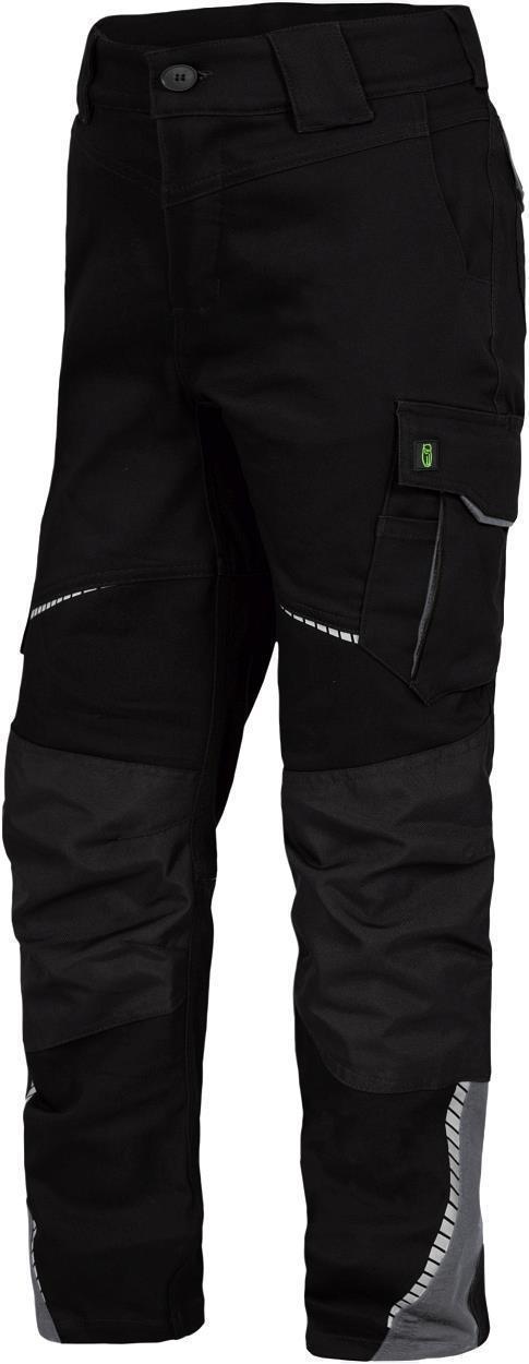 Kinder-Bundhose Flex Line Schwarz/Grau FLXKH, Gr. 158/164 von Leibwächter