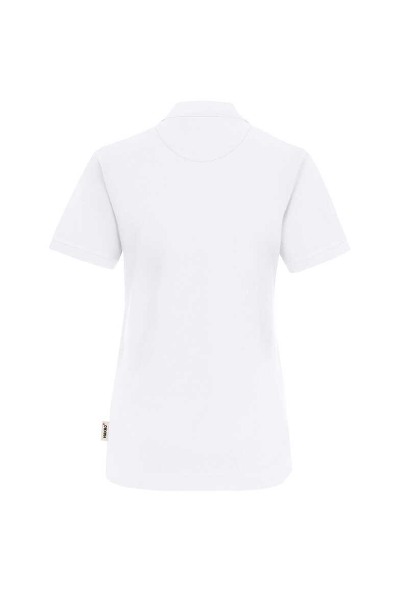 HAKRO 216 Damen Poloshirt MIKRALINAR® in Weiß, Größe 6XL