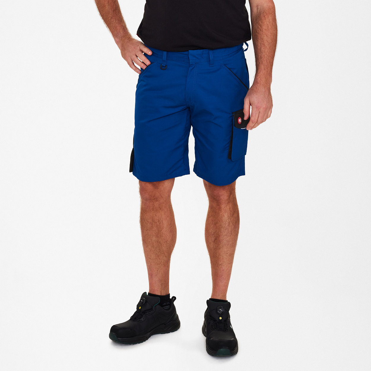 ENGEL Galaxy Light Shorts in Surfer Blue/Schwarz, Größe 54