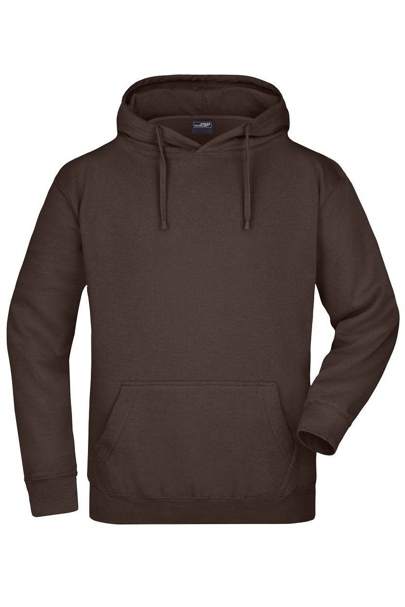 Hooded Sweat "JN047" in Brown, Größe 3XL - Daiber