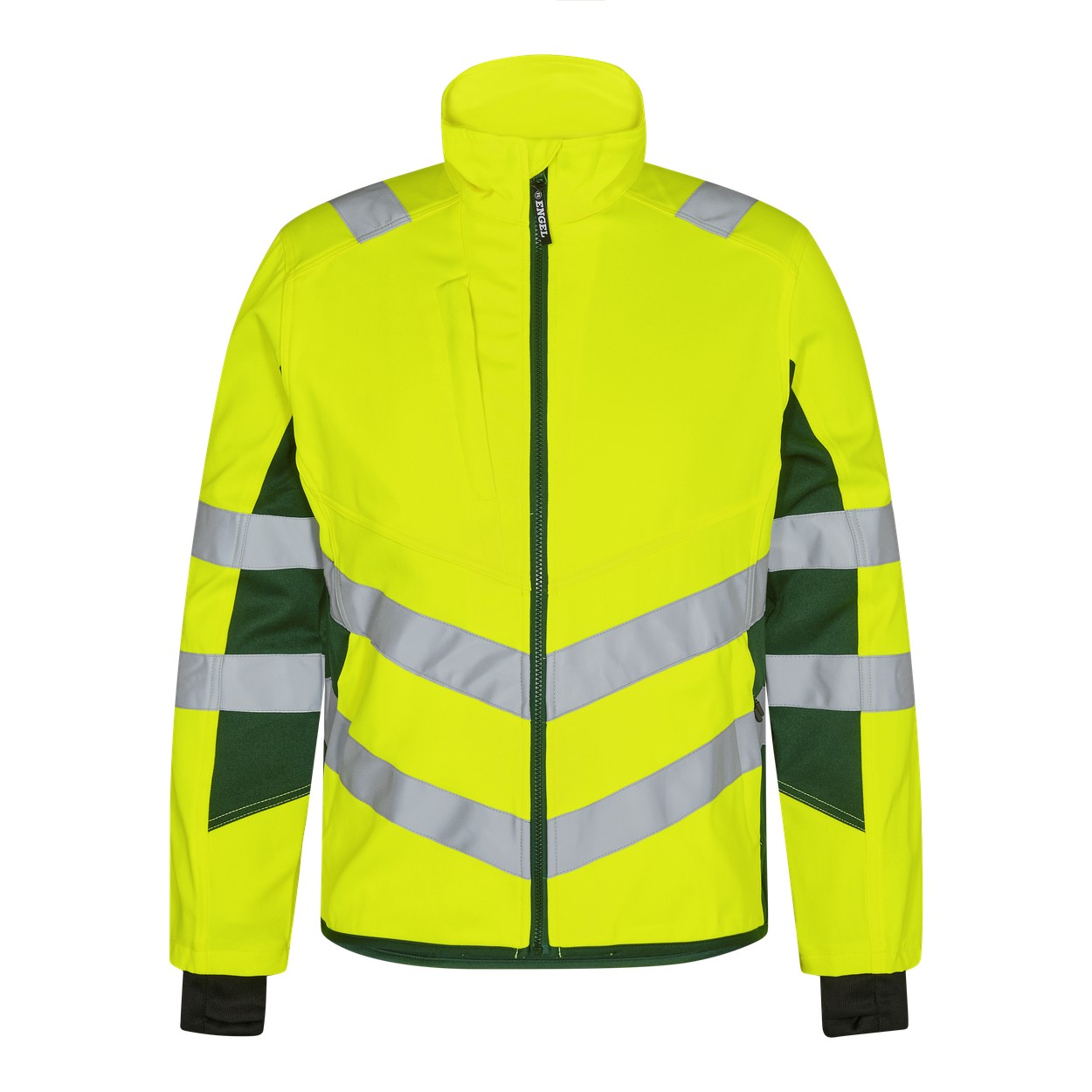 ENGEL Safety Arbeitsjacke mit 2-Wege-Stretch in Gelb/Grün, Größe XS