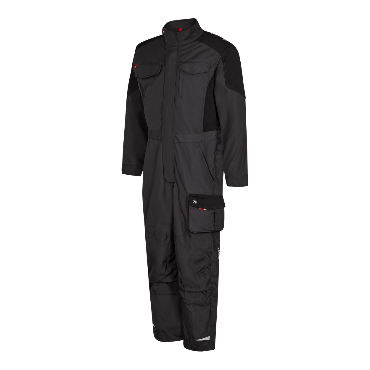 ENGEL Galaxy Overall in Anthrazitgrau/Schwarz, Größe XS