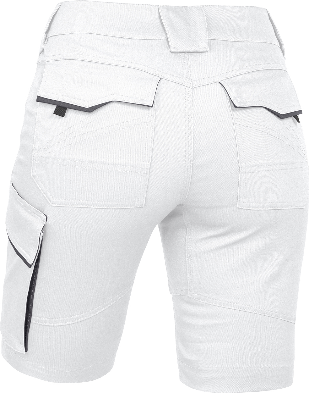 Damen Shorts Flex Line Weiß/Grau FLXDK, Gr. 52 von Leibwächter