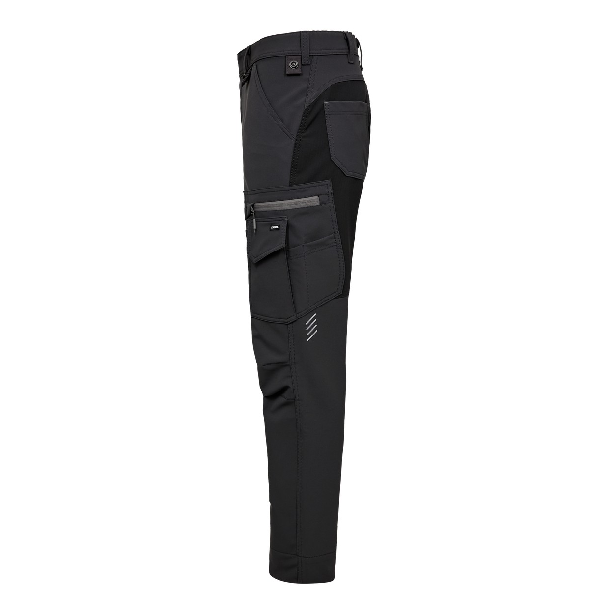 ENGEL Entire Damen Servicehose mit 4-Wege Stretch in Anthrazitgrau/Schwarz, Größe 48