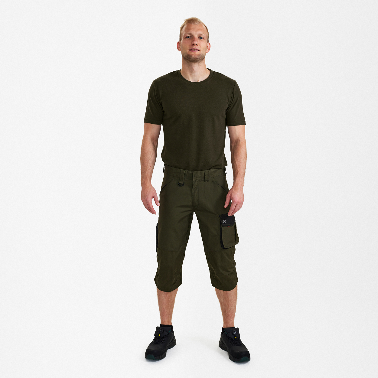 ENGEL Galaxy 3/4-Hose in Forest Green/Schwarz, Größe 54