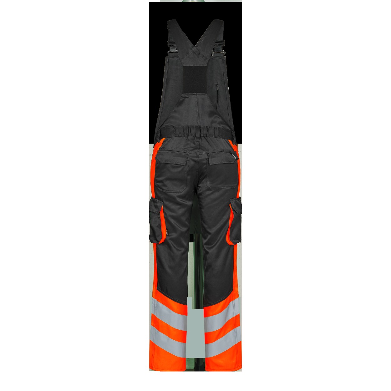 ENGEL Safety Light Latzhose in Anthrazit Grau/Orange, Größe 106