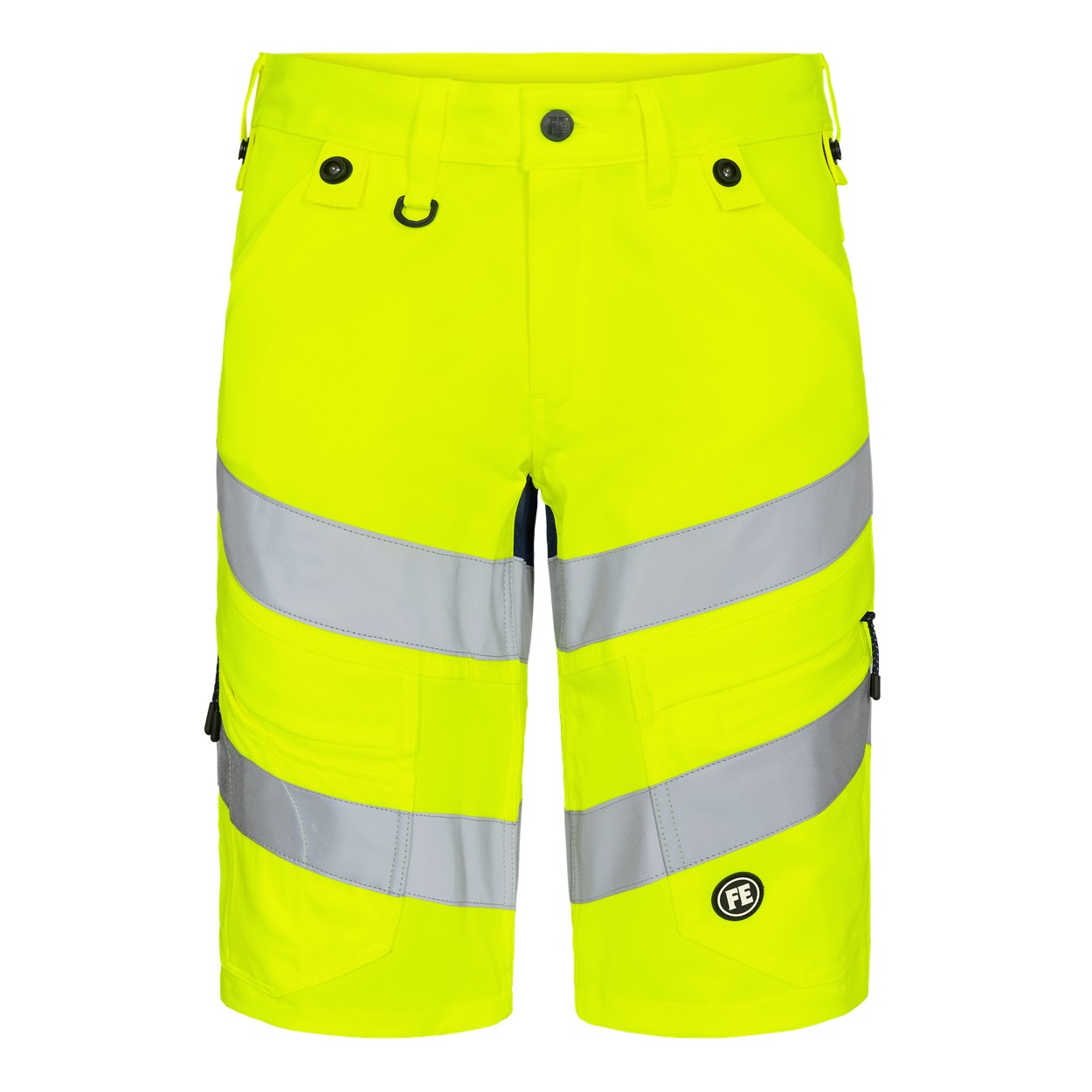ENGEL Safety Arbeitsshorts mit 2-Wege-Stretch in Gelb/Blue Ink, Größe 54