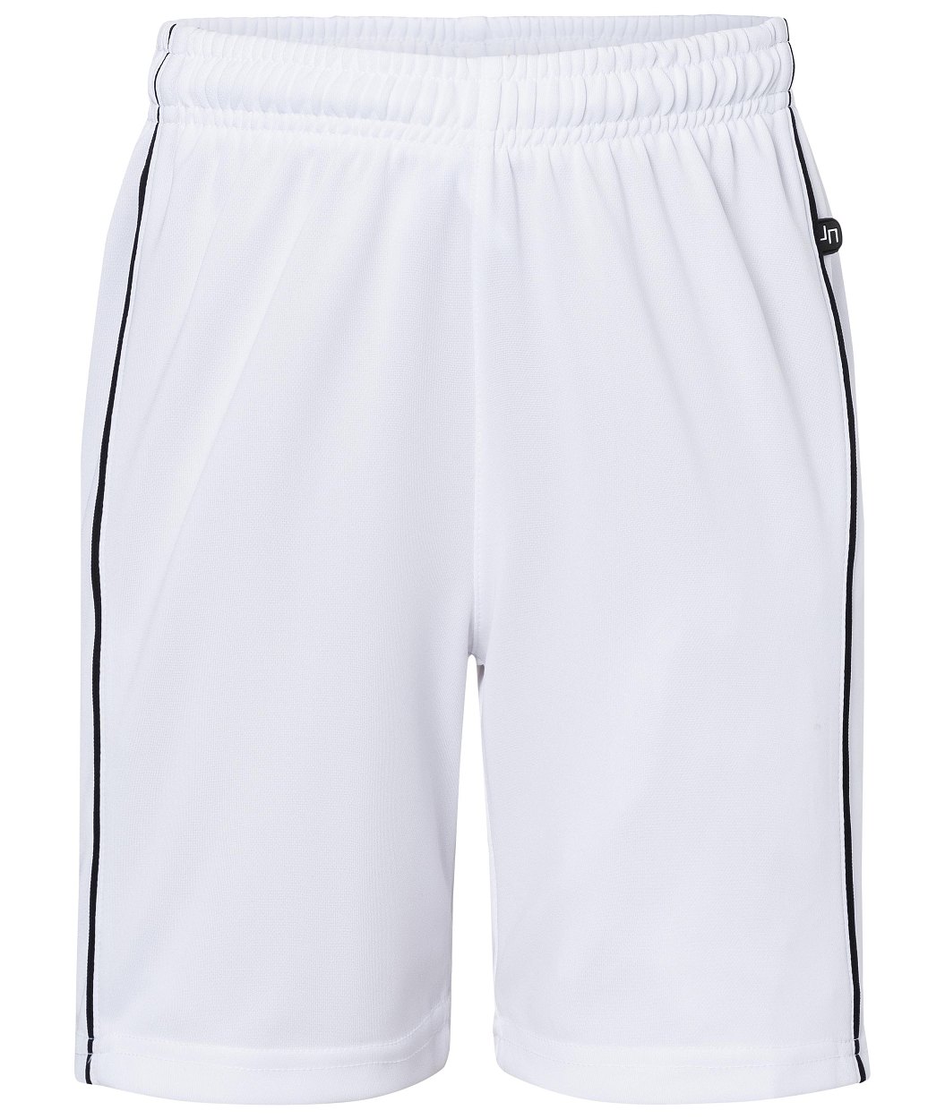 Basic Team Shorts Junior "JN387K" in White/Black, Größe 2XL - Daiber