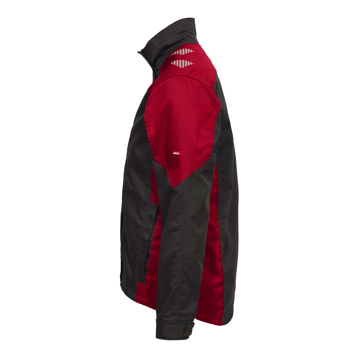 ENGEL Galaxy Damen Arbeitsjacke mit 2-Wege-Stretch in Anthrazit Grau/Tomato Red, Größe XS