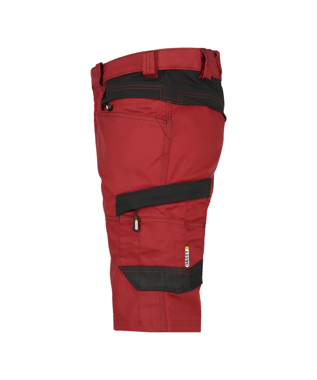 Stretch-Arbeitsshorts "DASSY® Axis" in ROT/SCHWARZ, Größe 67 PESCO41