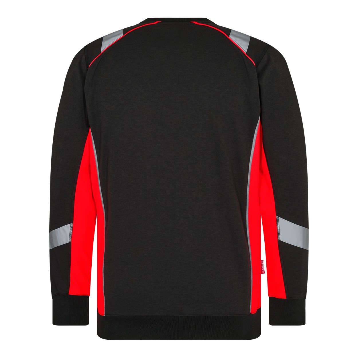 ENGEL Cargo Sweatshirt in Schwarz/Rot, Größe XS