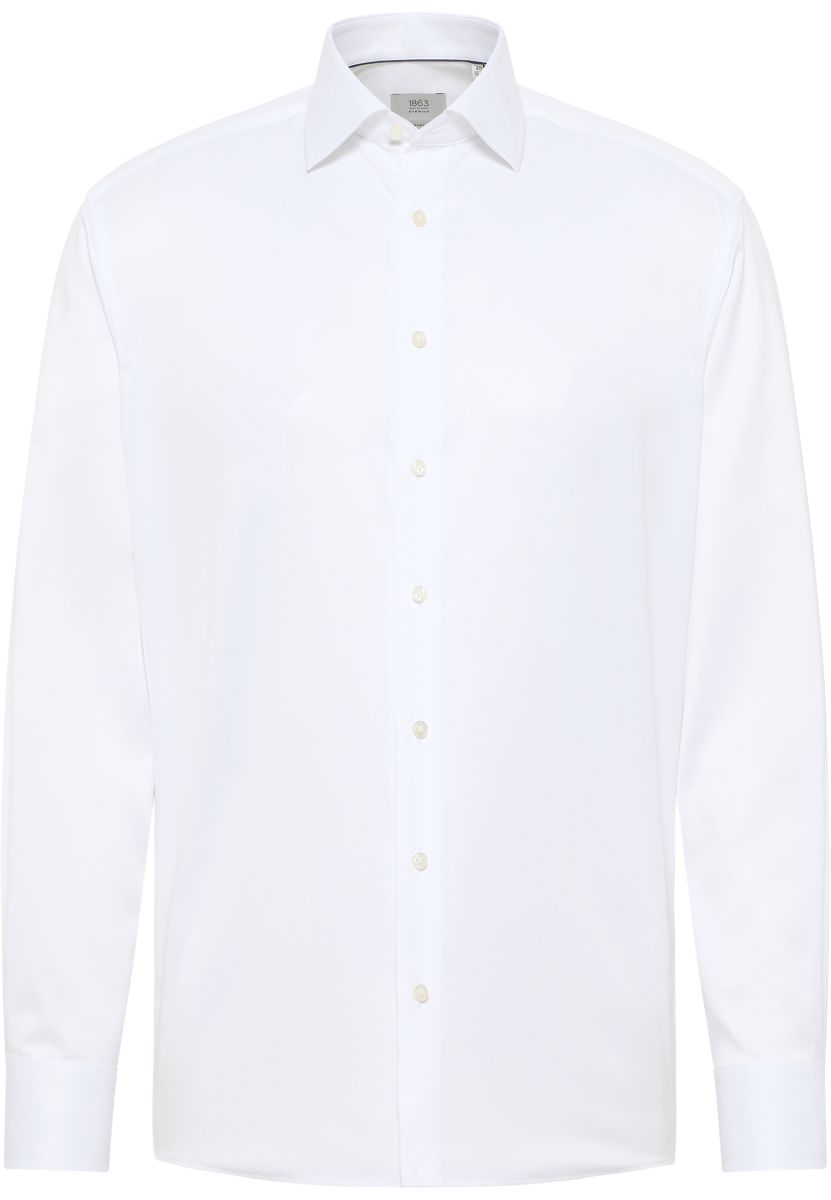 Herrenhemd langarm Comfort Fit in Weiß, Gr. 45 von ETERNA