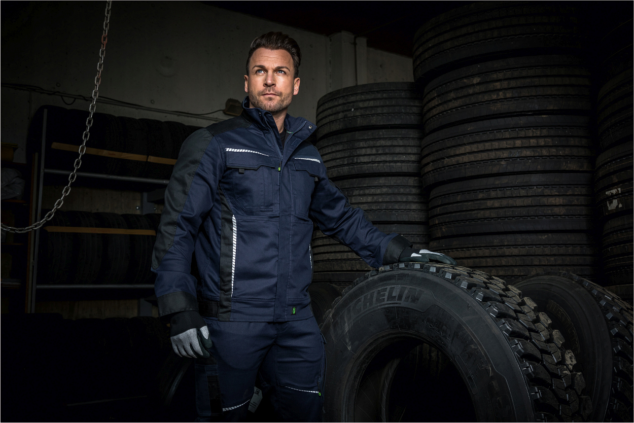 Bundjacke Flex Line Marine/Schwarz FLEXJ, Gr. 2XL von Leibwächter