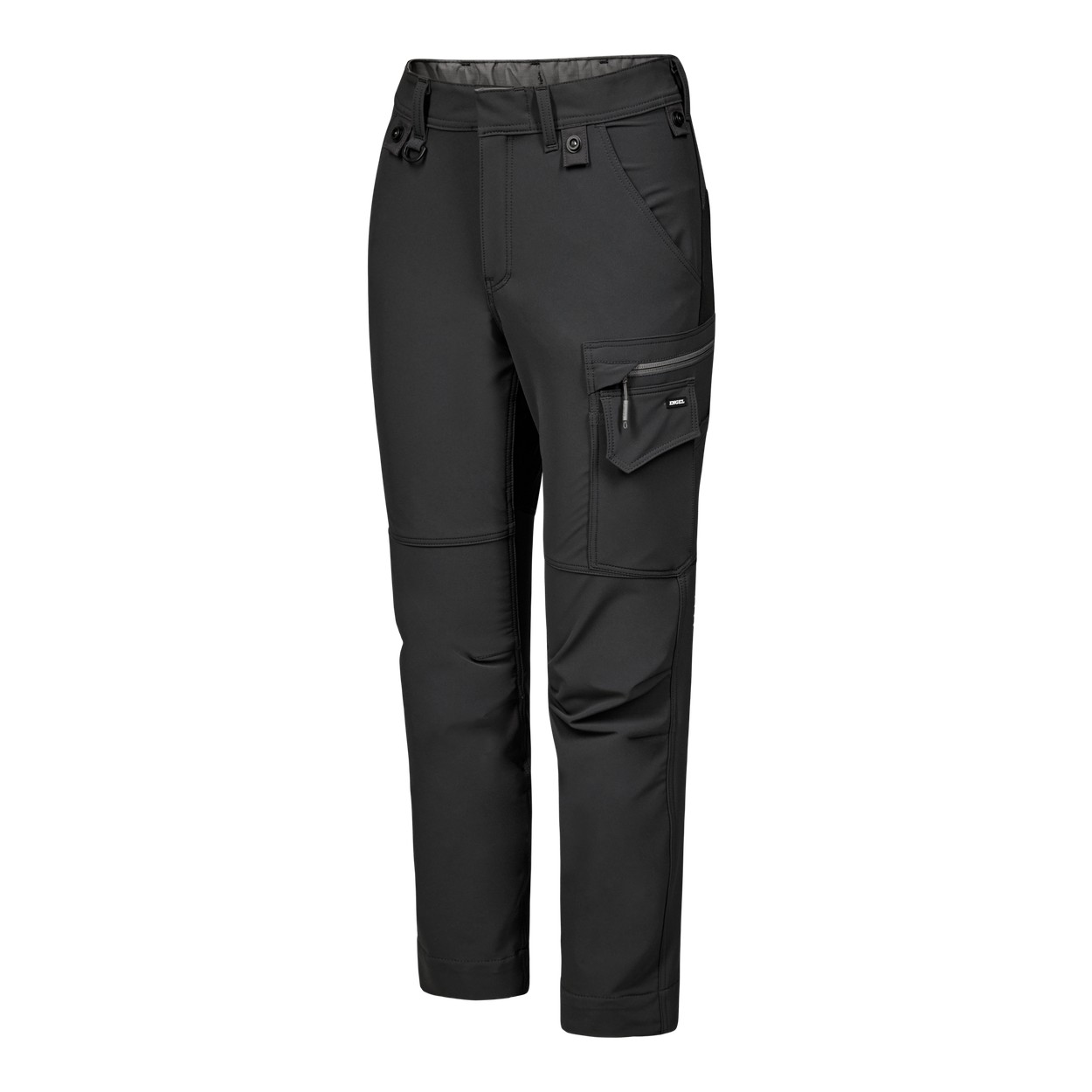 ENGEL Entire Damen Servicehose mit 4-Wege Stretch in Anthrazitgrau/Schwarz, Größe 48
