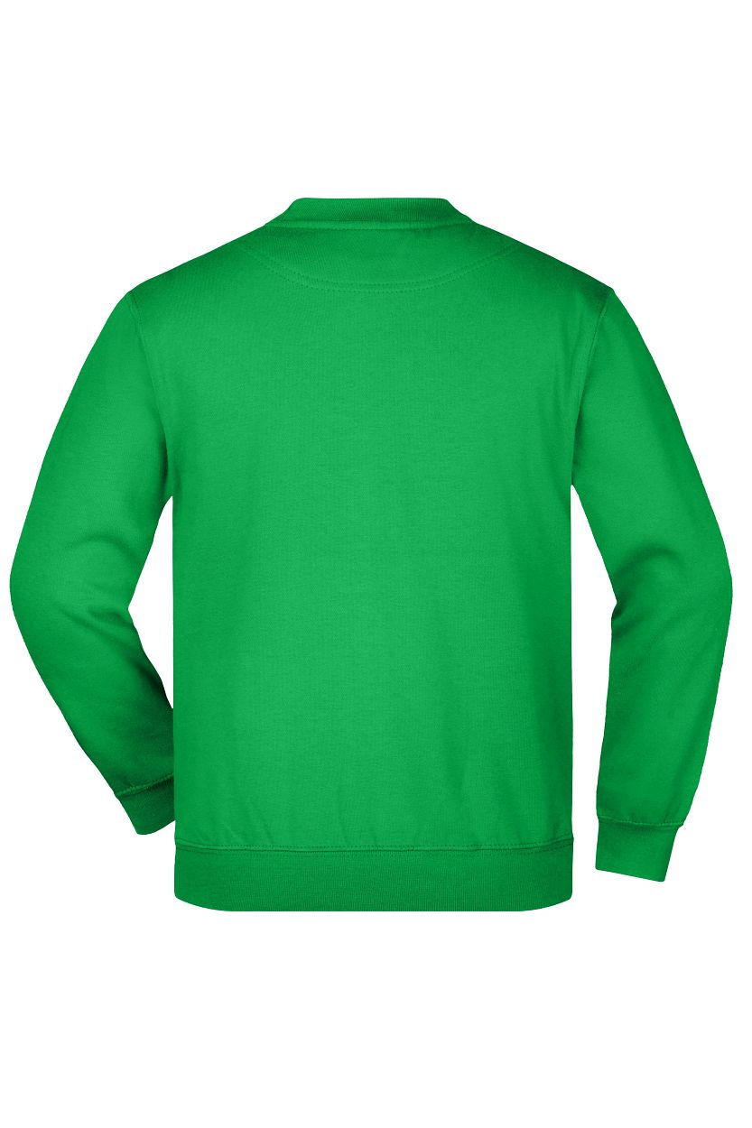Round-Sweat Heavy Junior "JN040K" in Fern-Green, Größe 2XL - Daiber