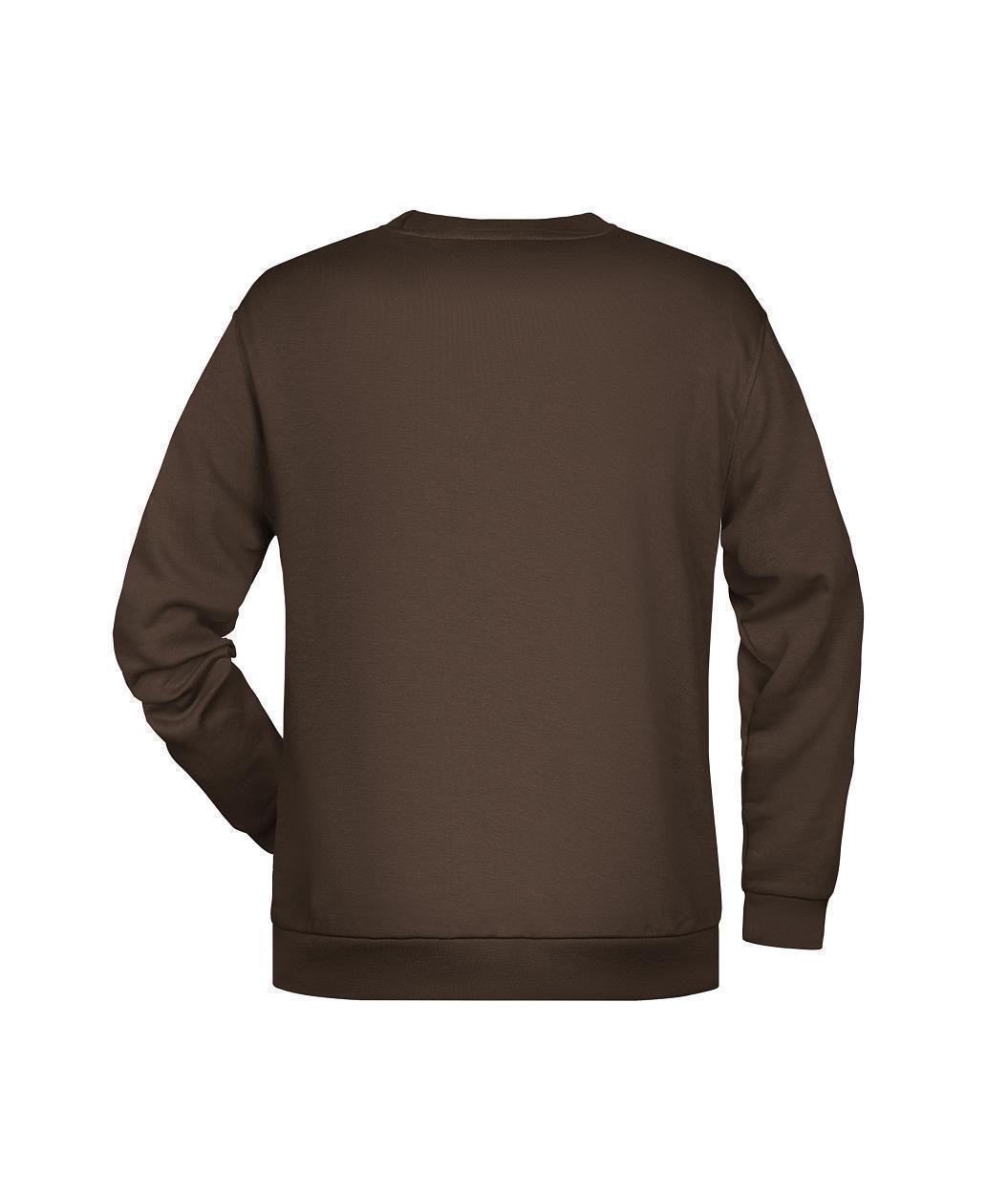 Men's Promo Sweat "JN794" in Brown, Größe 5XL - Daiber