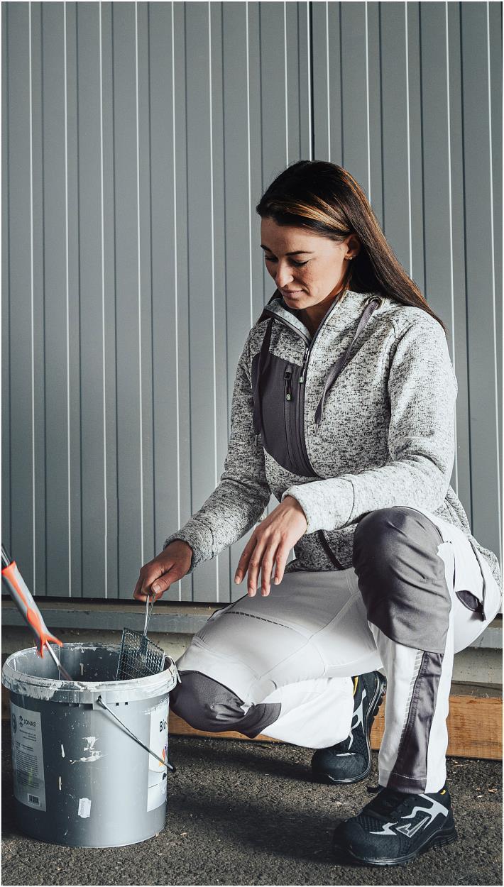 Strickjacke Casual Line Unisex Weiß CASTJ, Gr. 2XL von Leibwächter