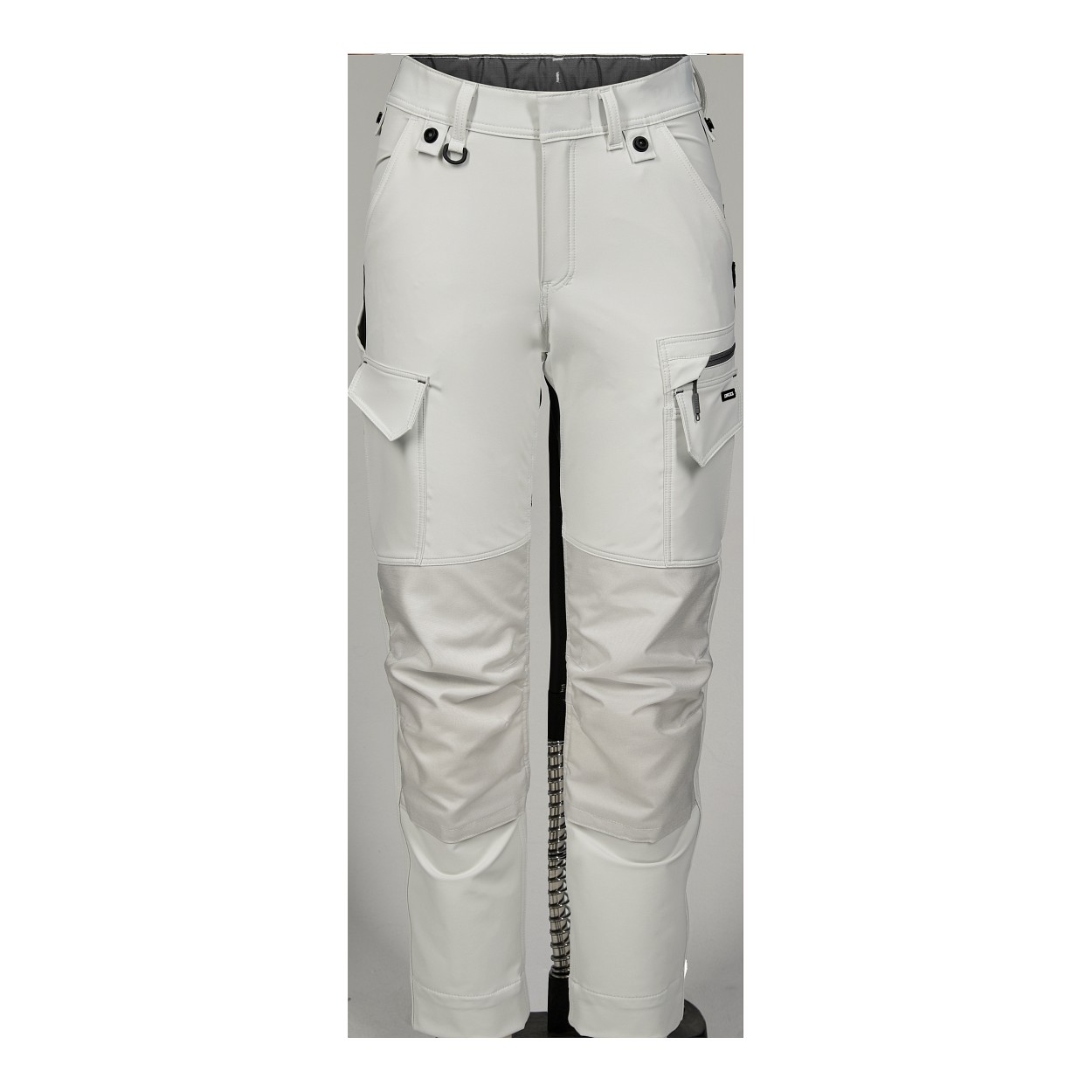 ENGEL Entire Damen Arbeitshose mit 4-Wege-Stretch in Bone White / Anthracite Grey, Größe 48