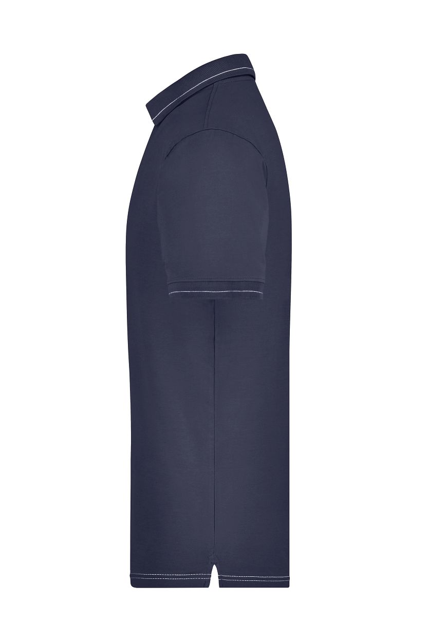 Men's Elastic Polo "JN569" in Navy/White, Größe 3XL - Daiber