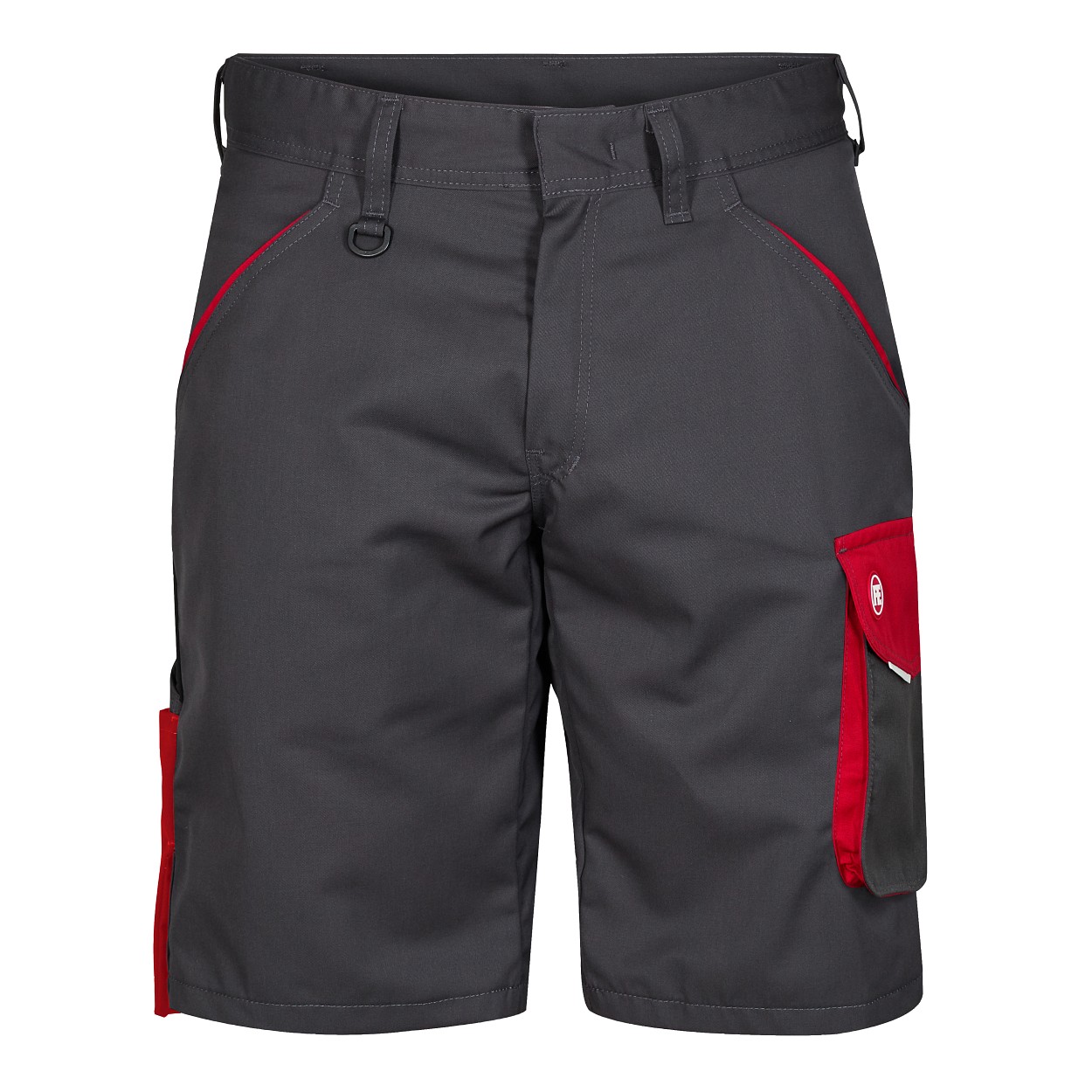 ENGEL Galaxy Light Shorts in Anthrazit Grau/Tomato Red, Größe 54