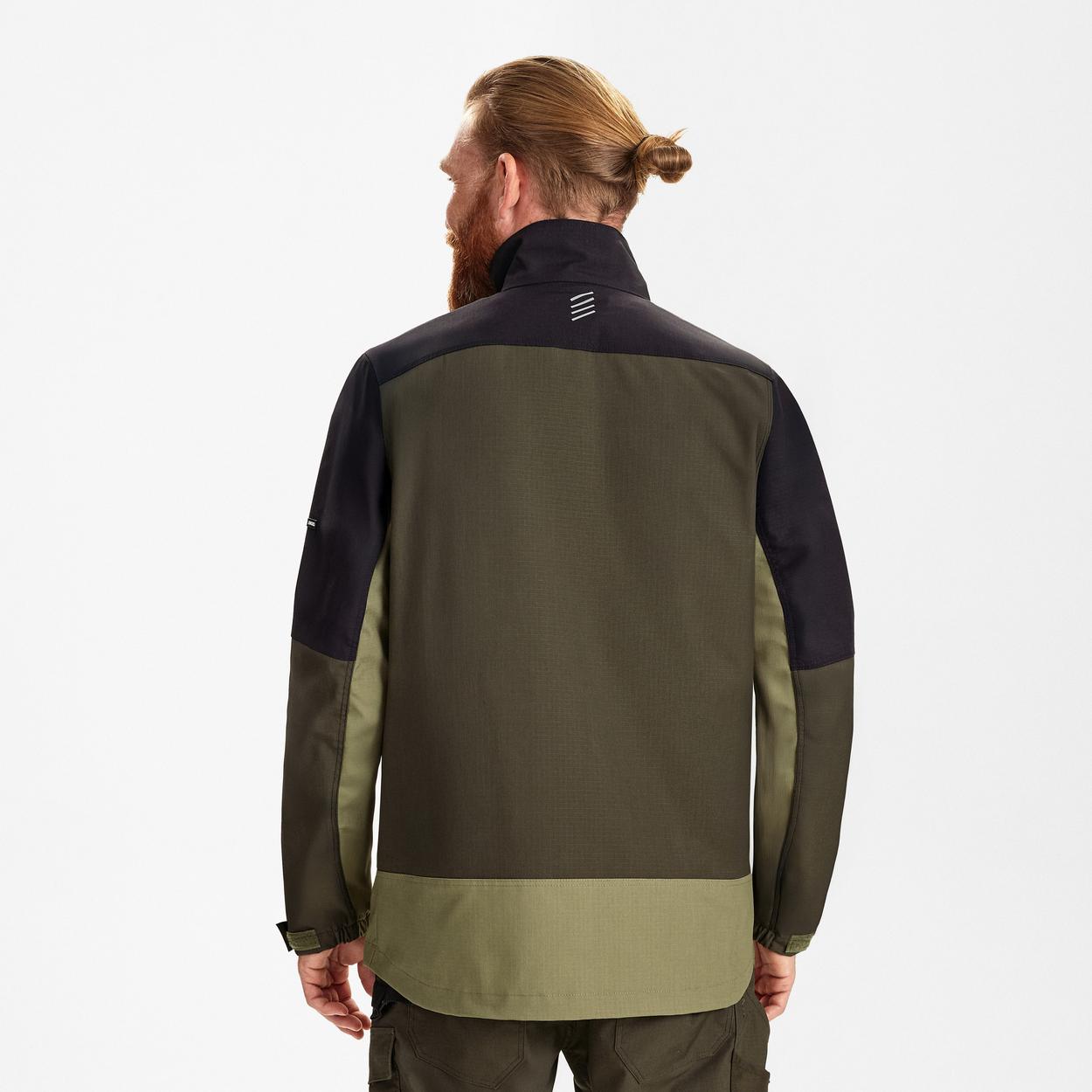 ENGEL Entire Arbeitsjacke mit 2-Wege-Stretch in Forest Green/Schwarz, Größe XS